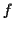 \(f\)