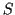 \(S\)