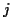 \(j\)