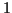 \(1\)